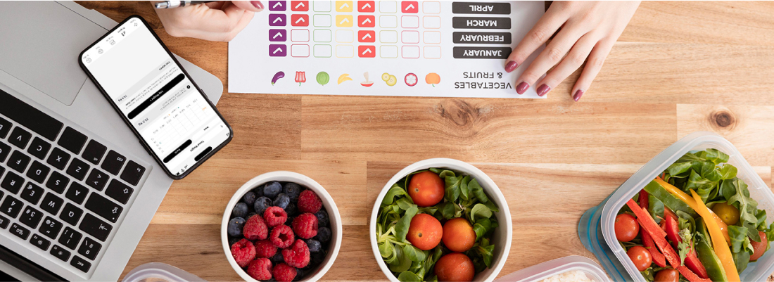 Person planning a diet, addressing weight management challenges.