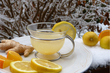 Ginger Lemon detox drink