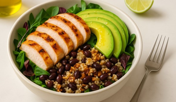 Grilled Chicken Quinoa Bowl Recipe