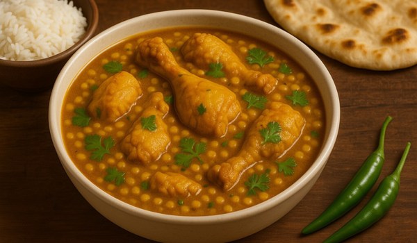 Moong Dal Chicken Curry Recipe