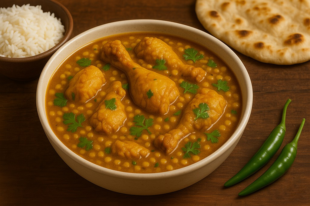 Moong Dal Chicken Curry Recipe
