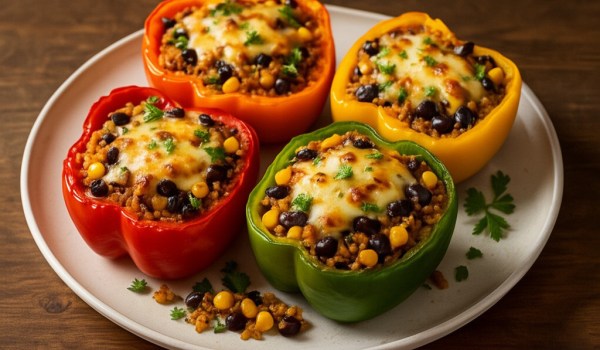 Quinoa Stuffed Bell Peppers Recipe