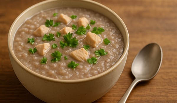 Ragi Chicken Porridge Recipe