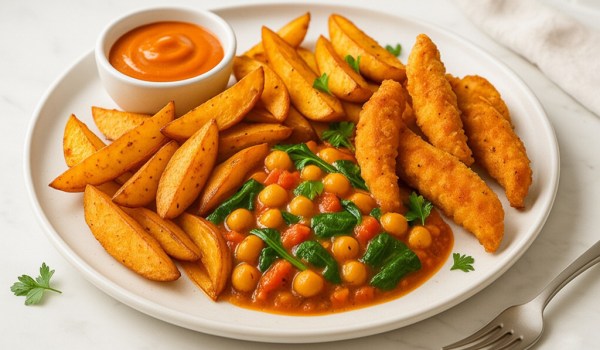 Spicy Chicken & Potato Wedges Recipe