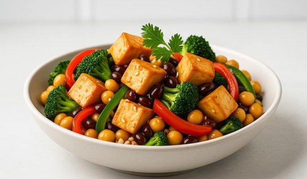 Chickpea Tofu Stir-Fry Recipe