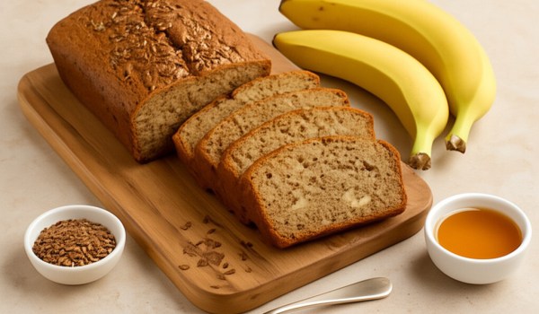 Flaxseed Banana Bread Recipe