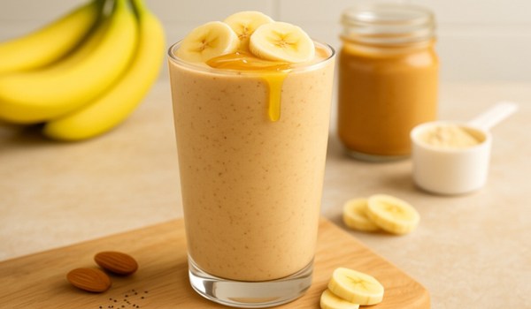 Peanut Butter Banana Protein Shake Recipe