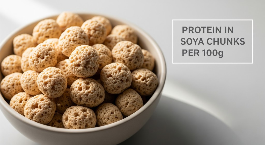 Protein in Soya Chunks per 100g